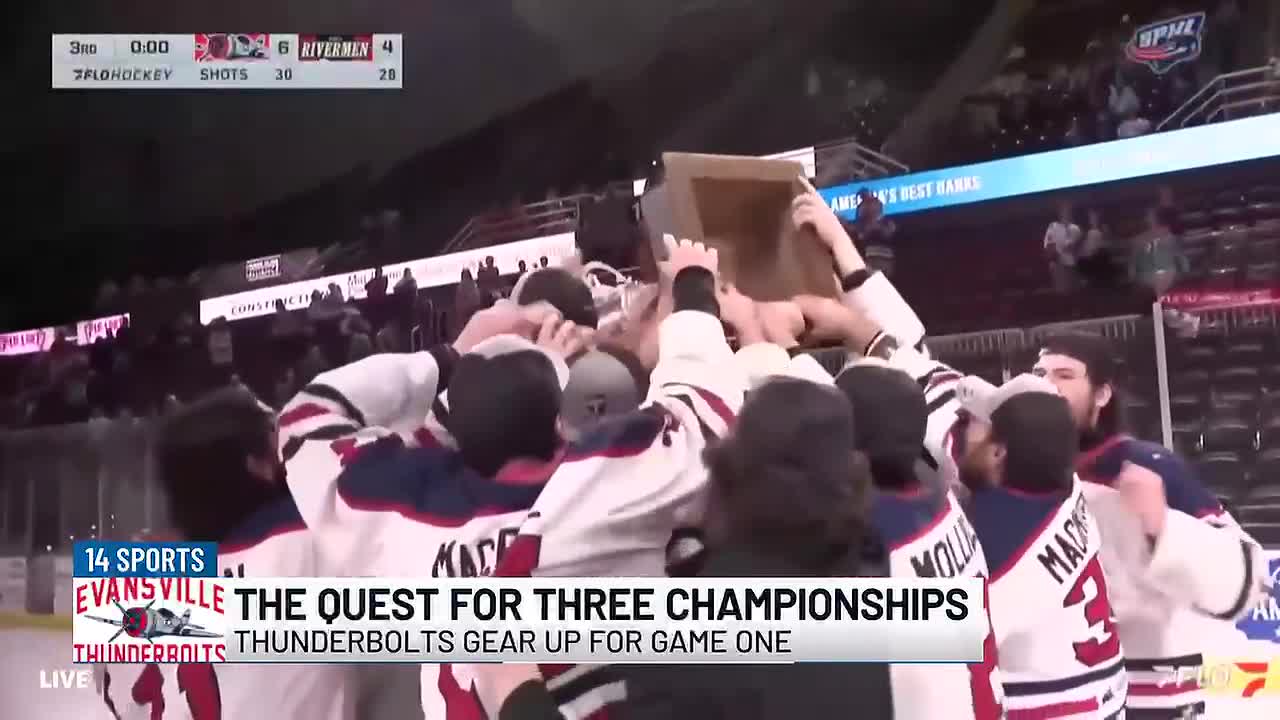 Evansville Thunderbolts Open Season Against Knoxville Ice Bears