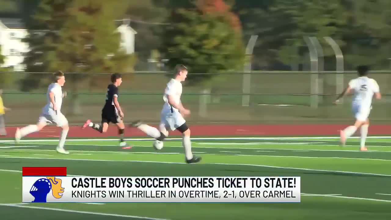 Castle Boys Soccer Advances to State Finals After Overtime Semistate Win