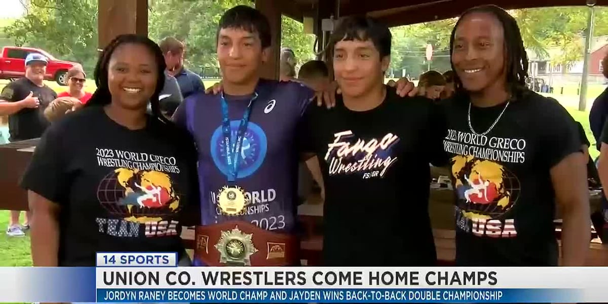 Raney Brothers Come Back to Union County as Champions