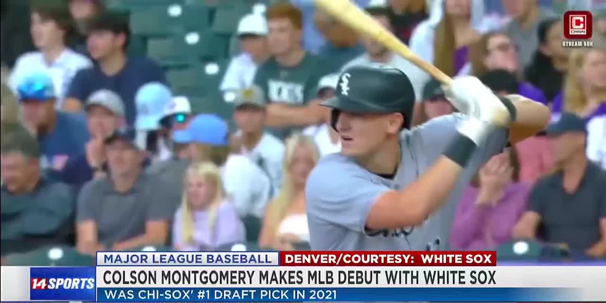 Colson Montgomery makes MLB debut Friday; gets first career hits, Saturday
