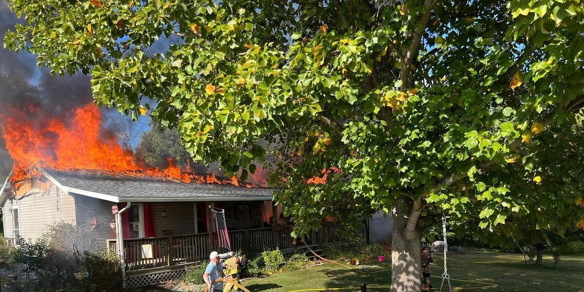 Fire 10177 House catches fire in Fort Branch, officials say