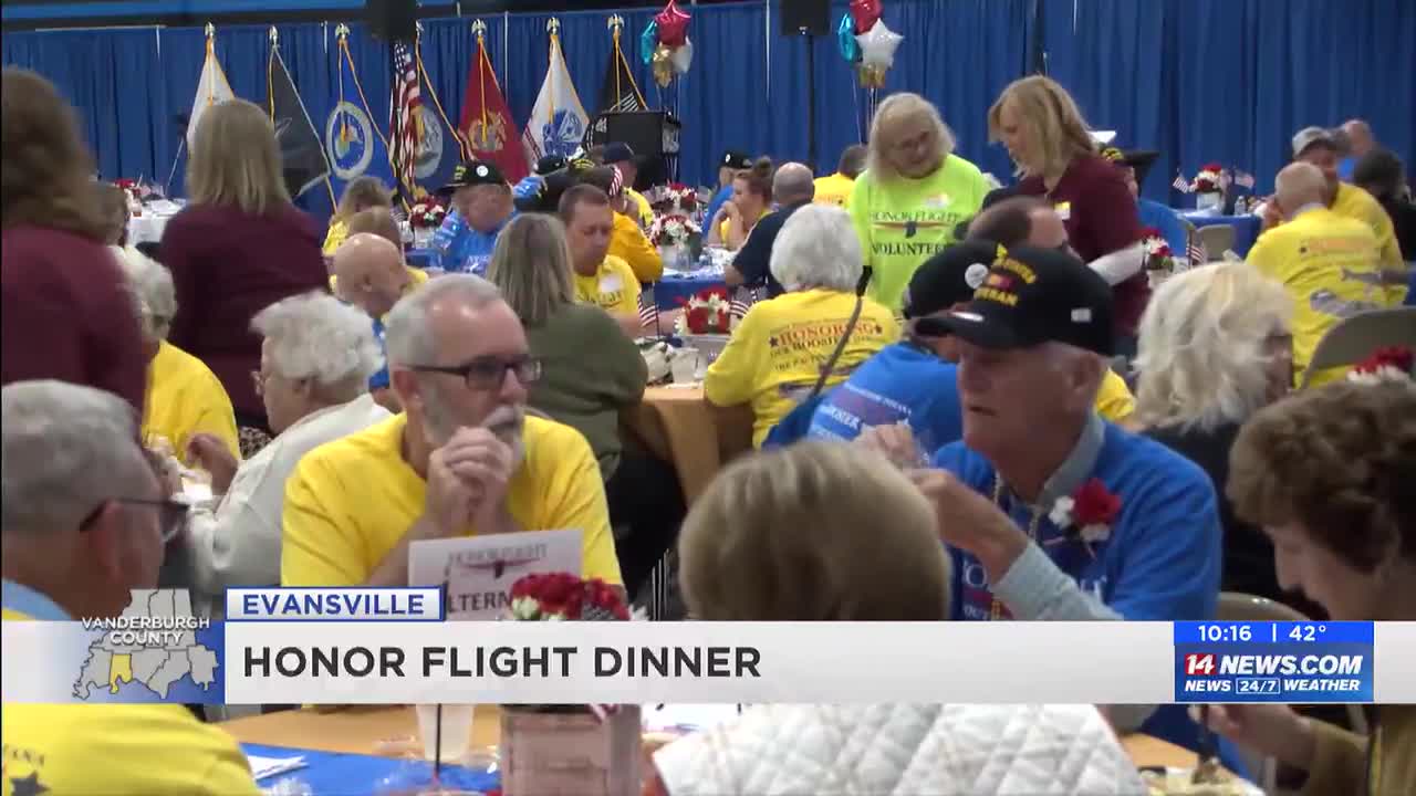 Honor Flight holds preparation dinner before next flight this weekend