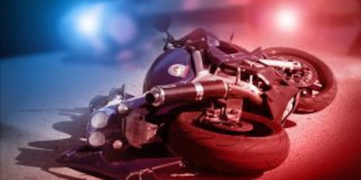 Serious injuries send motorcycle driver to hospital