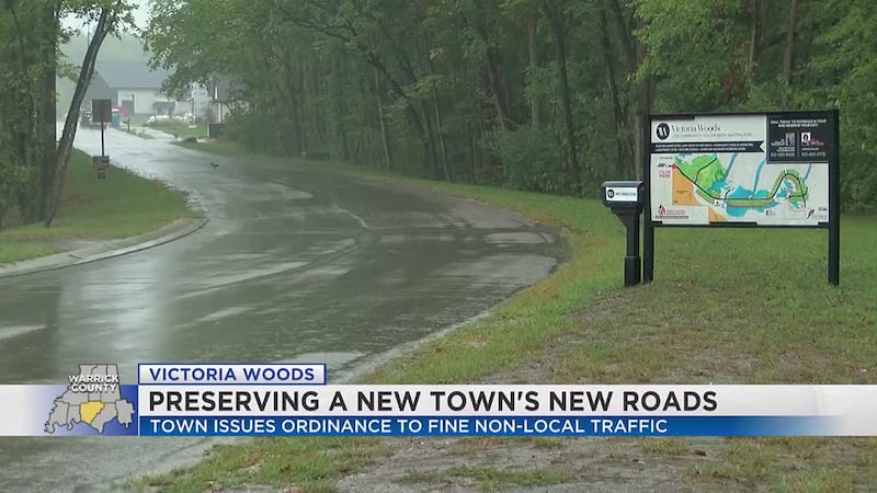 Preserving a new town's new roads: Victoria Woods adds ordinance to fine non-local traffic
