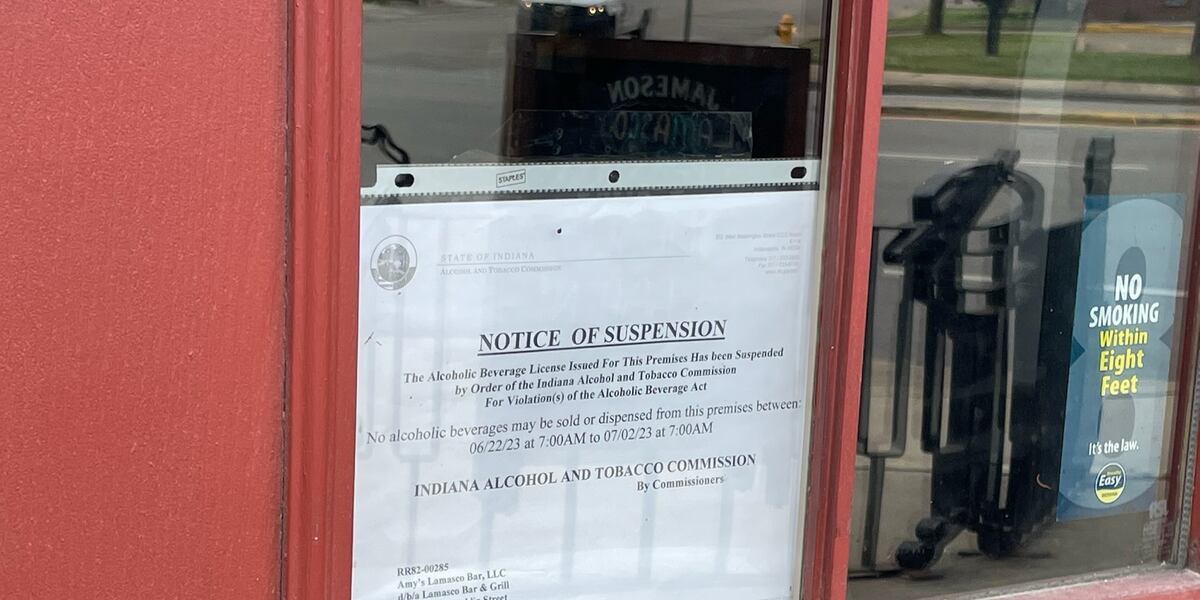 alcohol and tobacco commission indiana Update: Liquor licenses of 2 Evansville bars suspended due to public nuisance alcohol and tobacco commission indiana Update: Liquor licenses of 2 Evansville bars suspended due to public nuisance