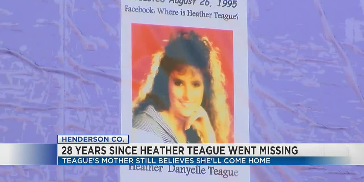 Heather Missing Search for Heather Teague continues 28 years later