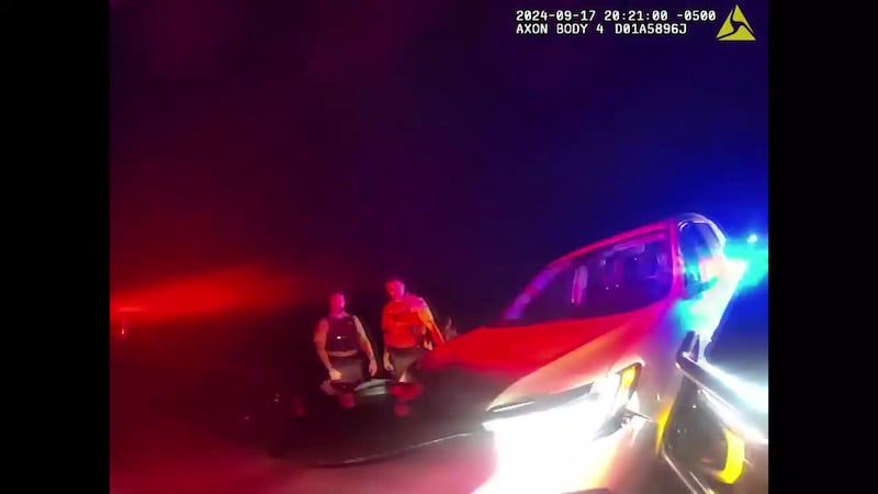 An 18-year-old said he is lucky to be alive after his car malfunctioned and would not stop.
