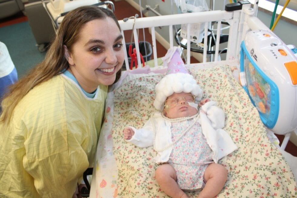 Extremely premature infant celebrates 100 days in the NICU