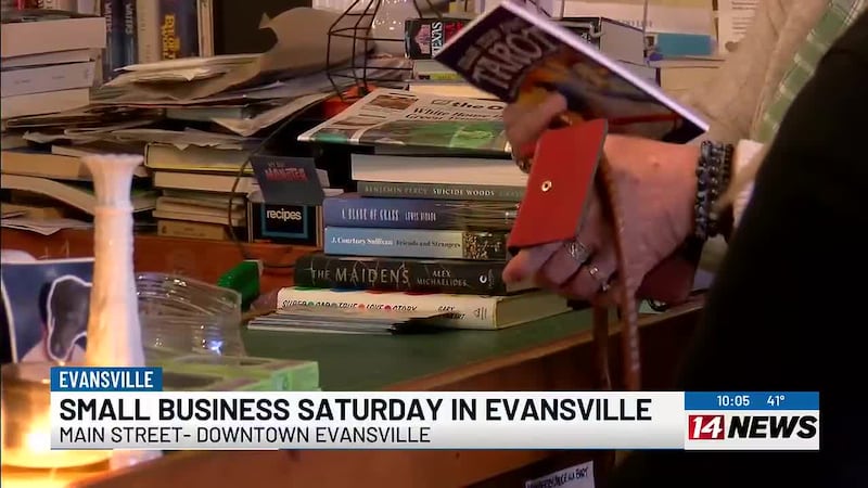 Downtown Evansville sees strong turnout for Small Business Saturday