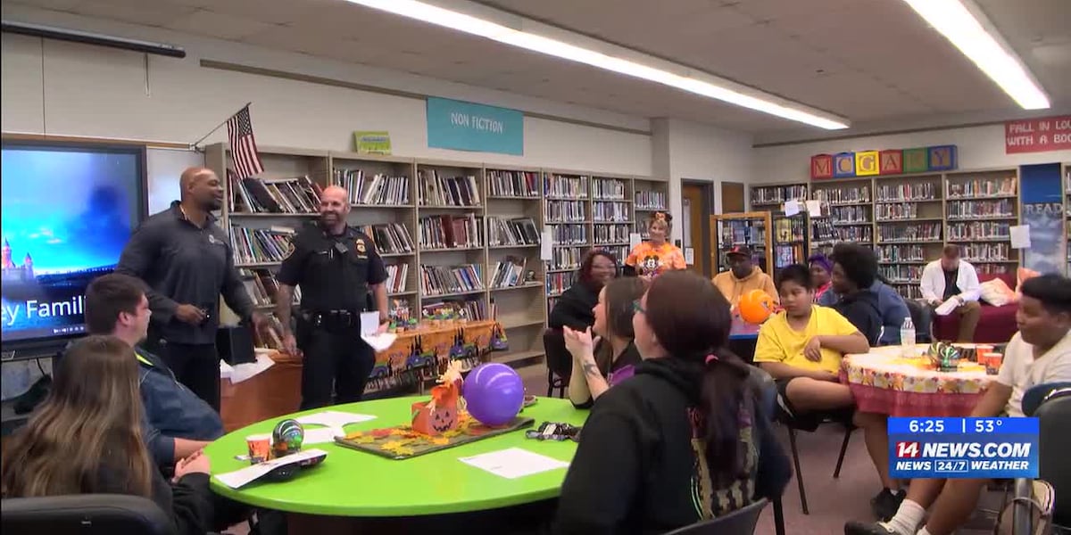 Cops Connecting with Kids reveal McGary Middle School students going to