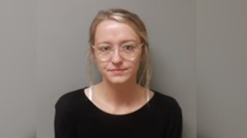 Authorities said Caitlin Carol Adams tried using a fake prescription to get 120 oxycodone...