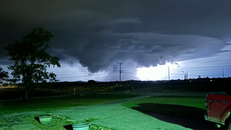 Storm photo taken between Orchard Road and Grandview