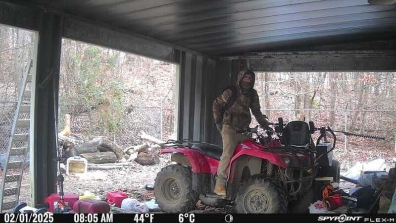 Kentucky police searching for thief of a four-wheeler