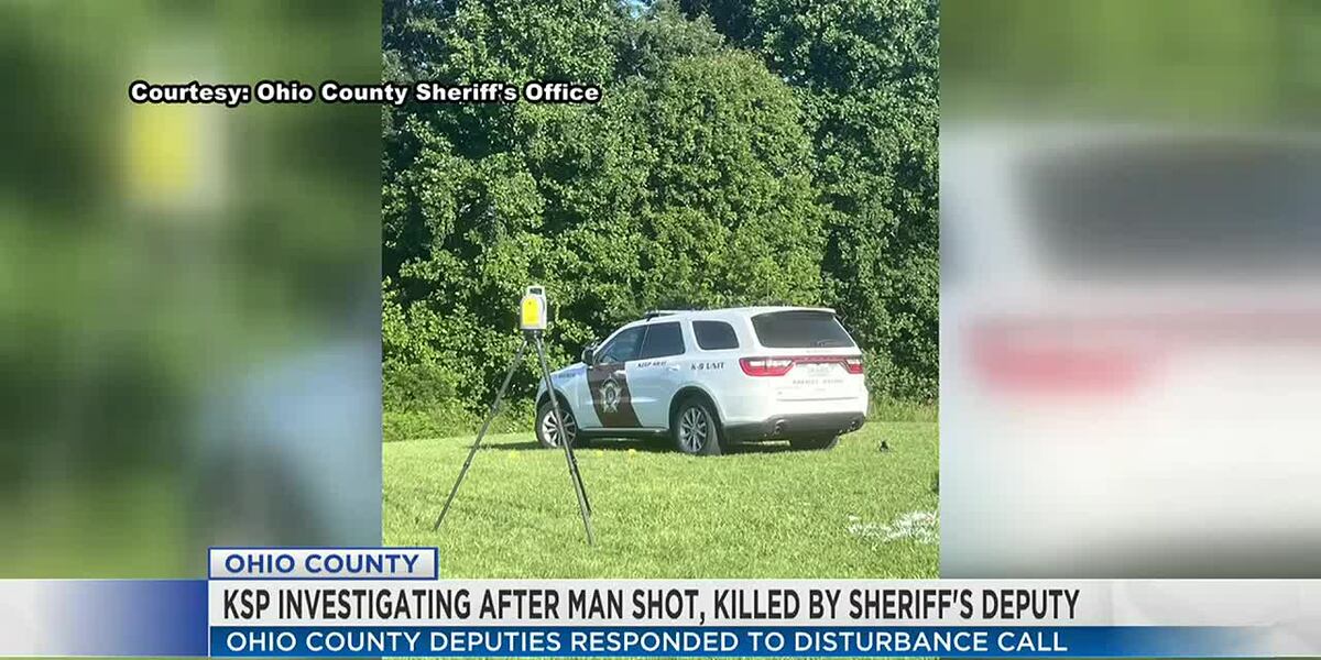 Bryan Rothe Ohio Co. Deputy involved in shooting, suspect dead
