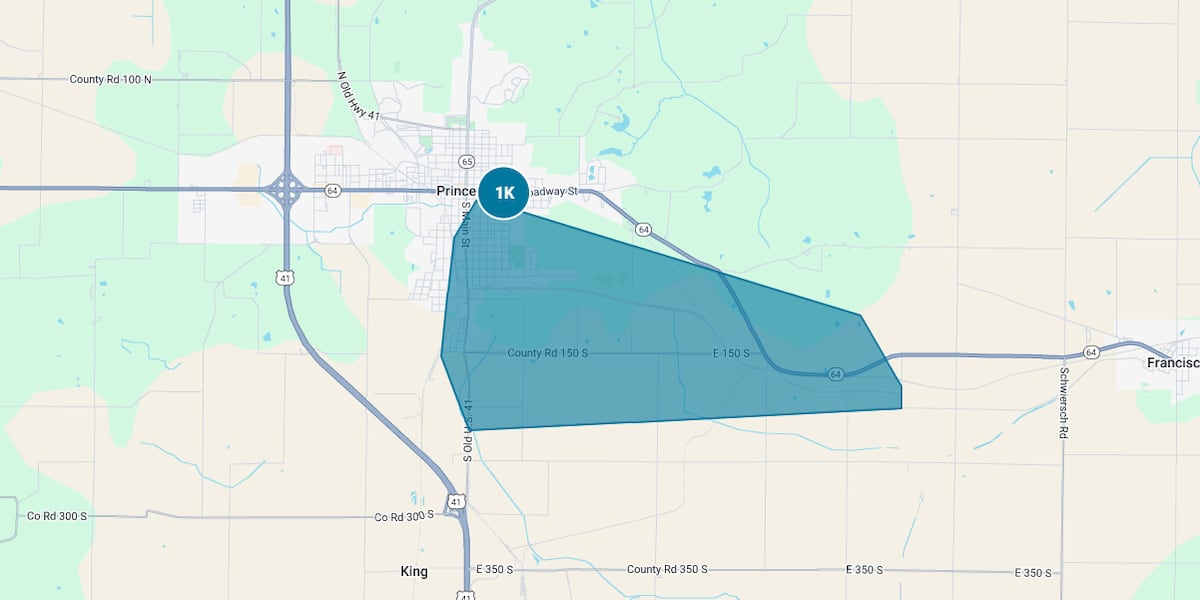 Power restored to most customers in Princeton