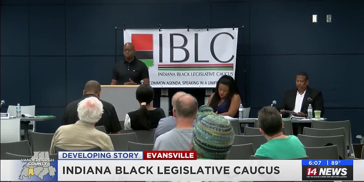 Indiana Black Legislative Caucus holds town meeting in Evansville