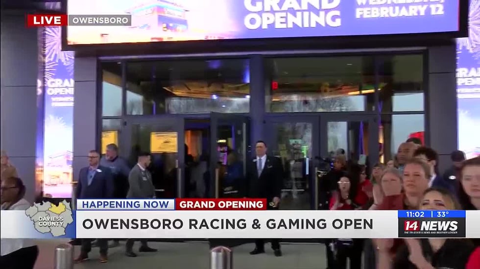 Grand opening held Wednesday for Owensboro Racing and Gaming