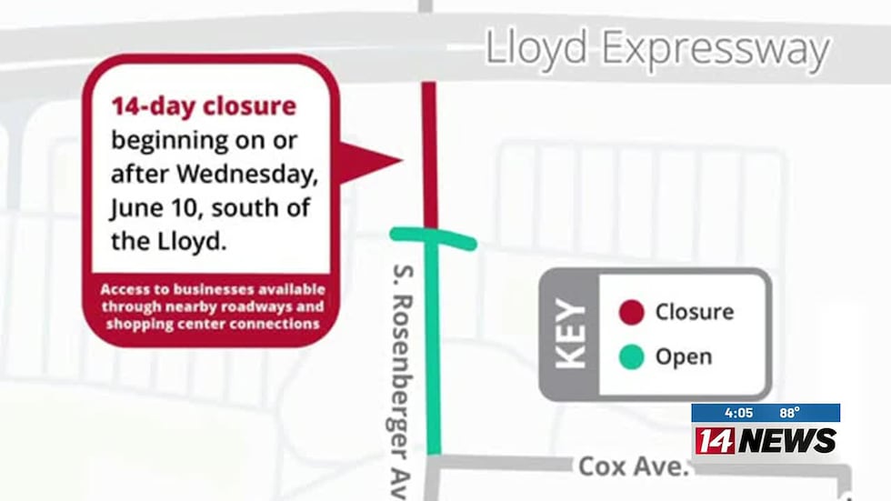 Rosenberger Ave. temp closure - Lloyd 4U Project