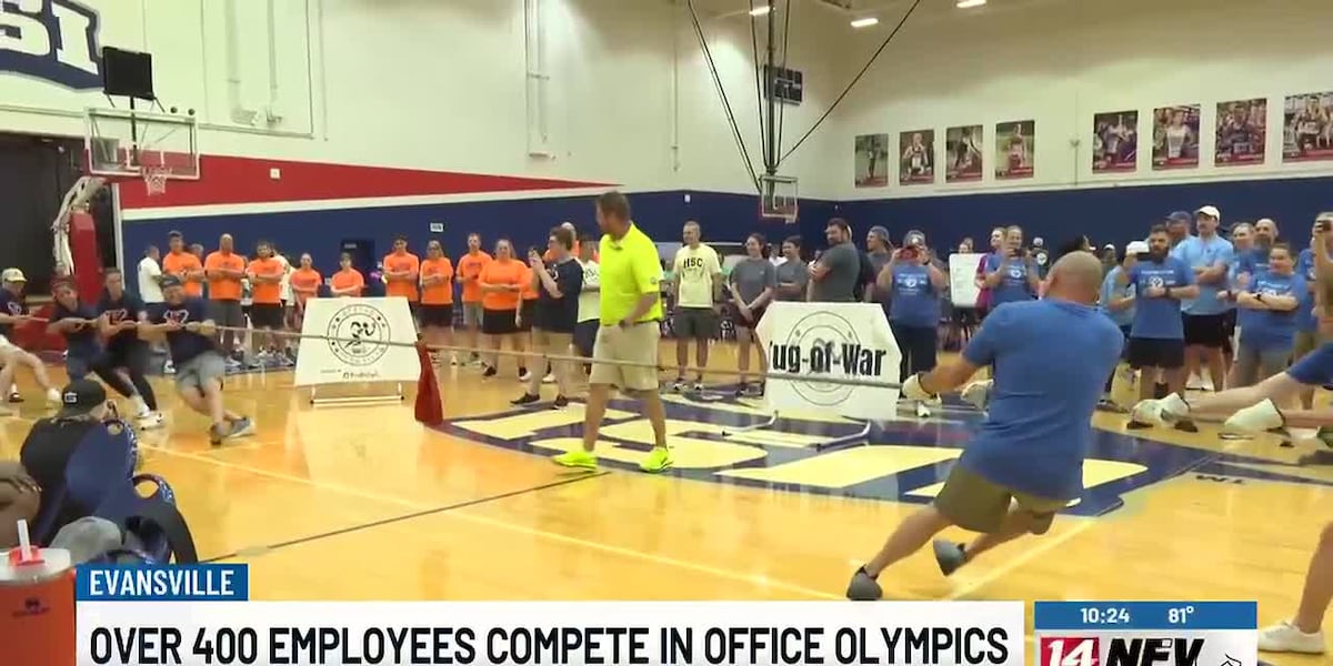 USI employees compete in Office Olympics Friday in Evansville