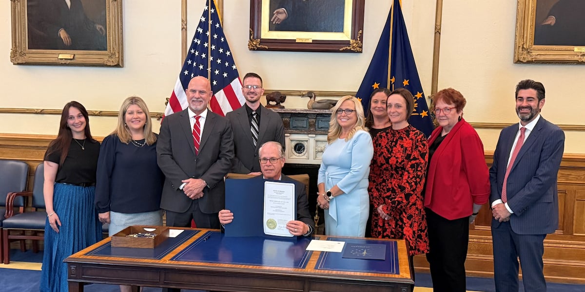 Gov. Mike Braun signs bill banning the use of bitcoin ATMS in Indiana