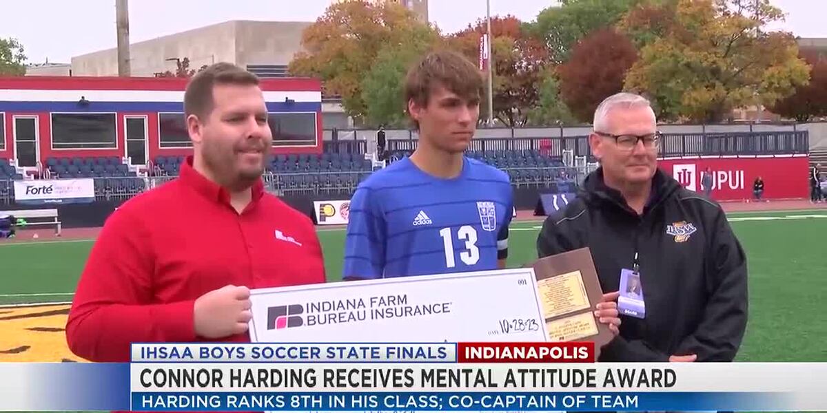 Connor Harding Memorial’s Connor Harding wins mental attitude award