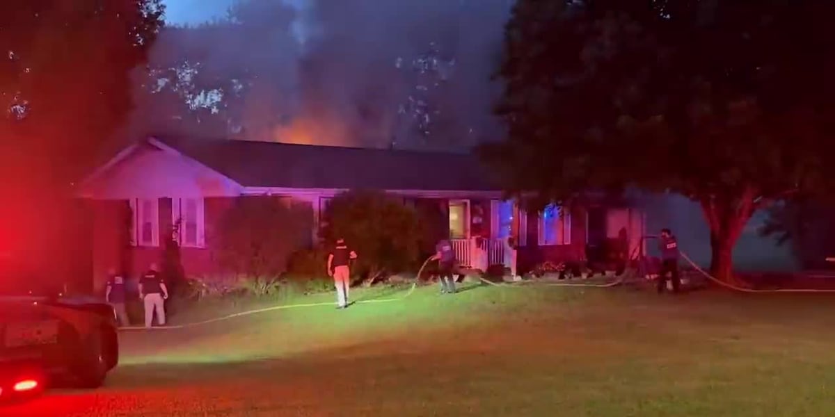 Greenville Police Officer spots house fire