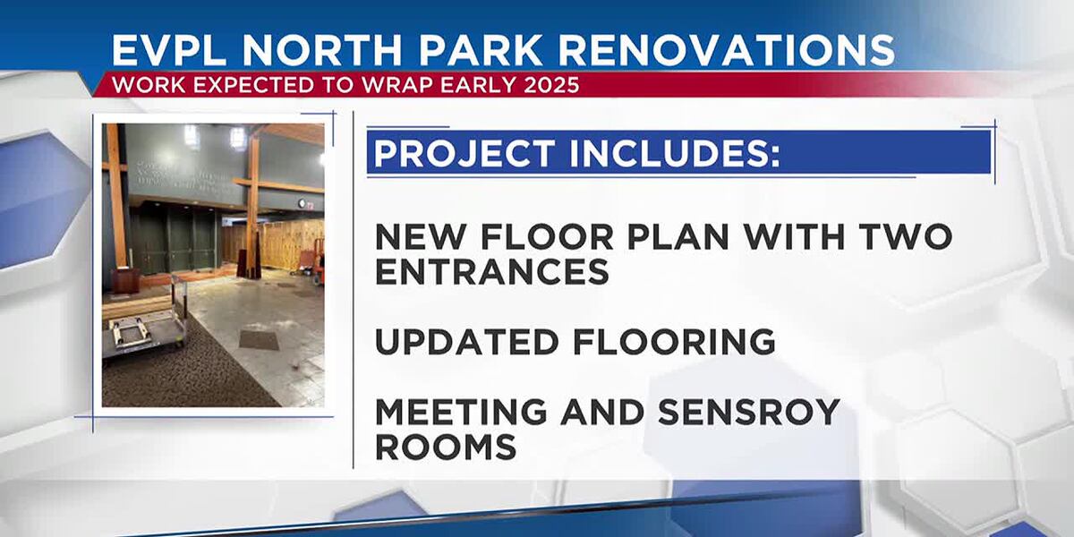 Evpl Stringtown Renovations underway at EVPL North Park