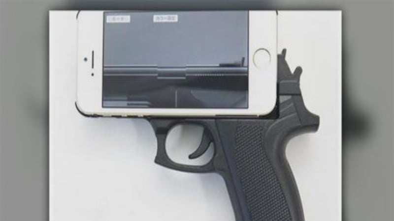 Police express concern over gun-shaped smartphone case Police express concern over gun-shaped smartphone case