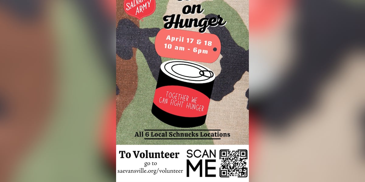 Hunger Drive Patch Salvation Army’s ‘War on Hunger’ drive happening April 17 & 18