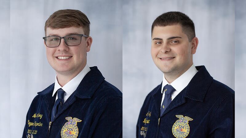 Jake Rudy Mn Local high school students elected to serve as Kentucky FFA State officers