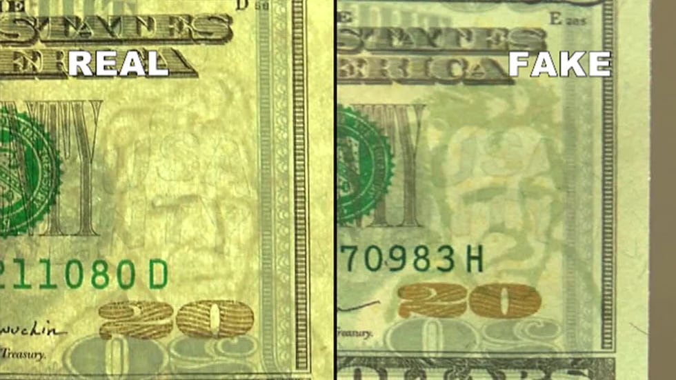 Counterfeit reports climbing, more fake $20′s found in Evansville