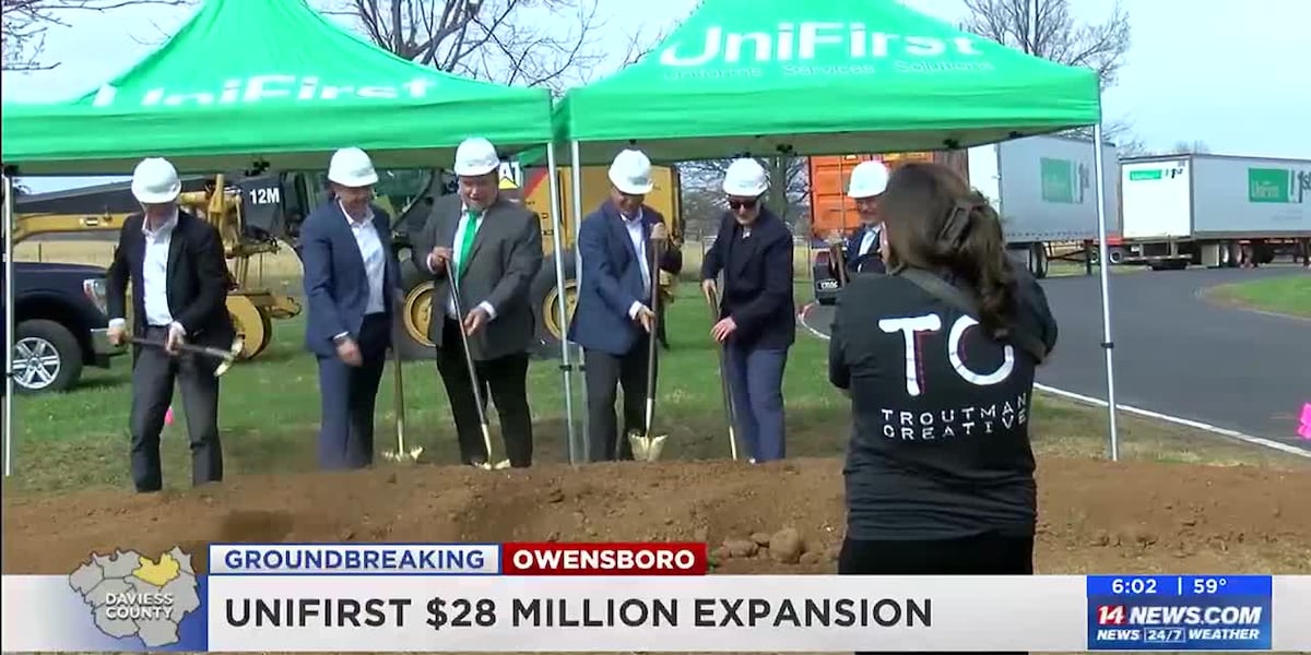 Unifirst Buildings UniFirst breaks ground on $28 million expansion in Owensboro