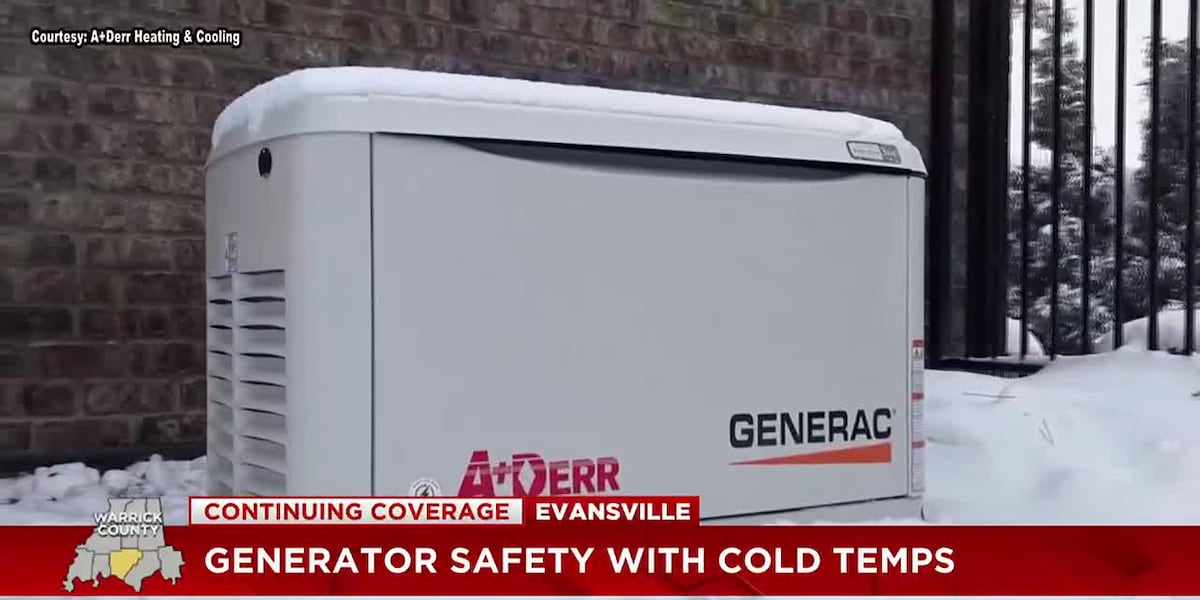 Electricians share tips on how to use a generators safely as cold temps ...