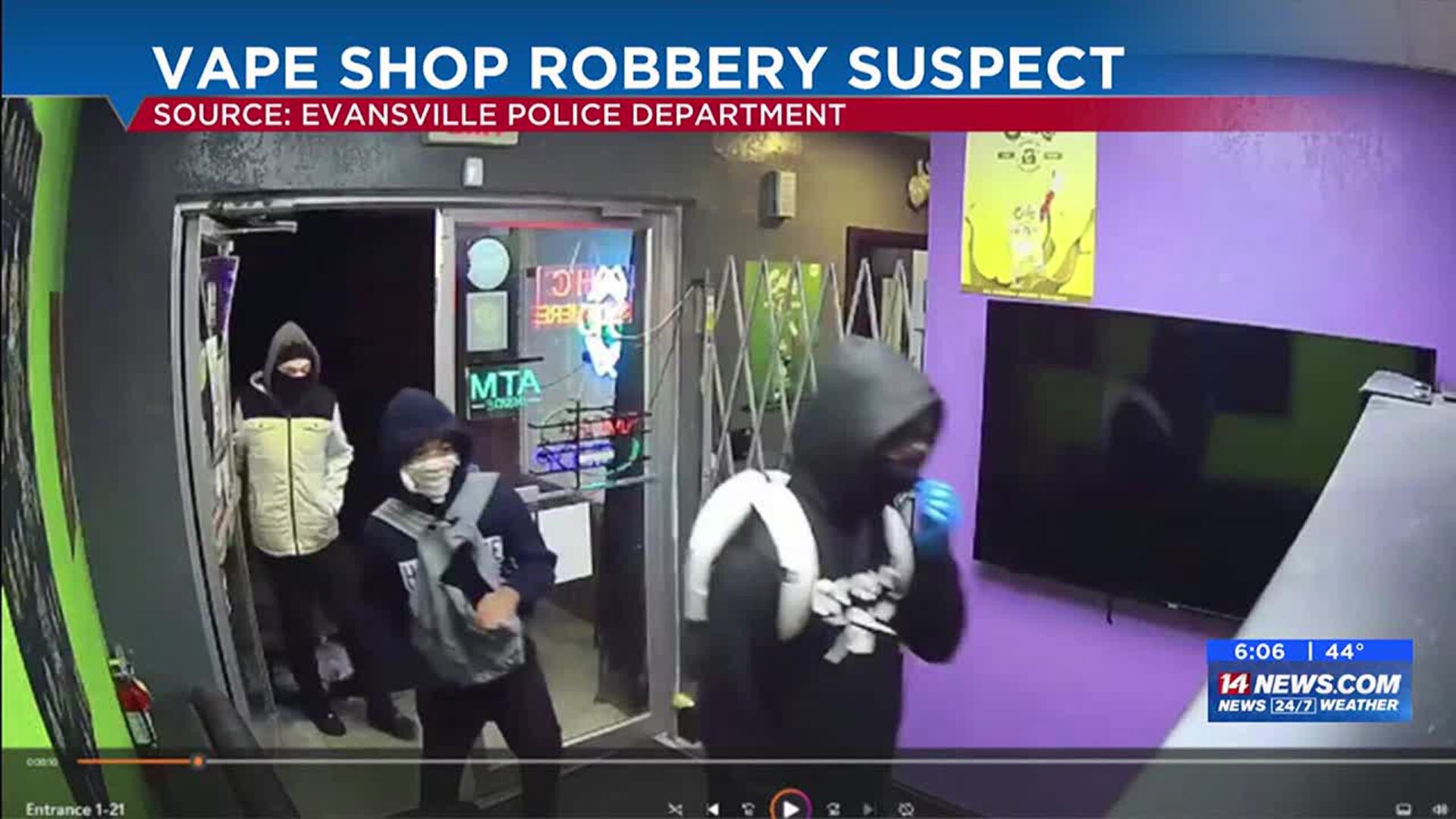EPD hoping to identify vape shop robbery suspects EPD hoping to identify vape shop robbery suspects