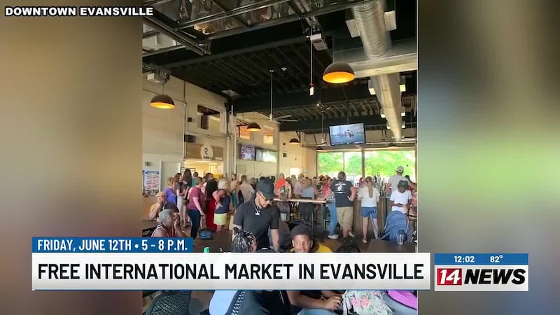Free International Market set for Friday in downtown Evansville