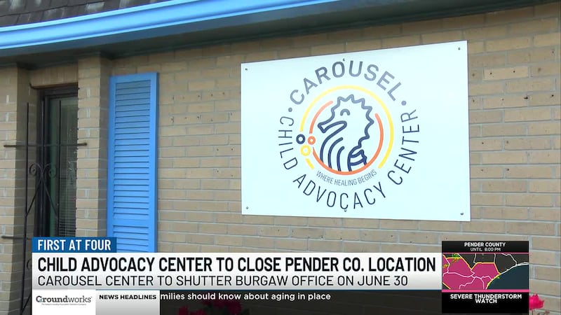 Families in Pender County who rely on Carousel Child Advocacy Center will need to travel out...