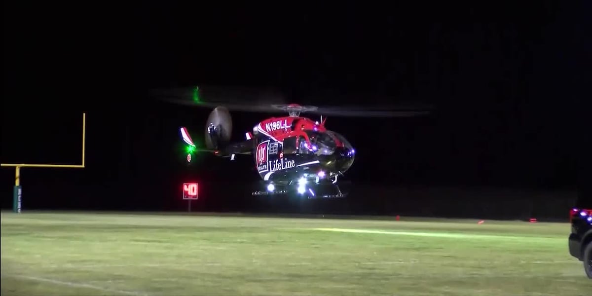 South Spencer High School football player seriously injured, flown to hospital from field