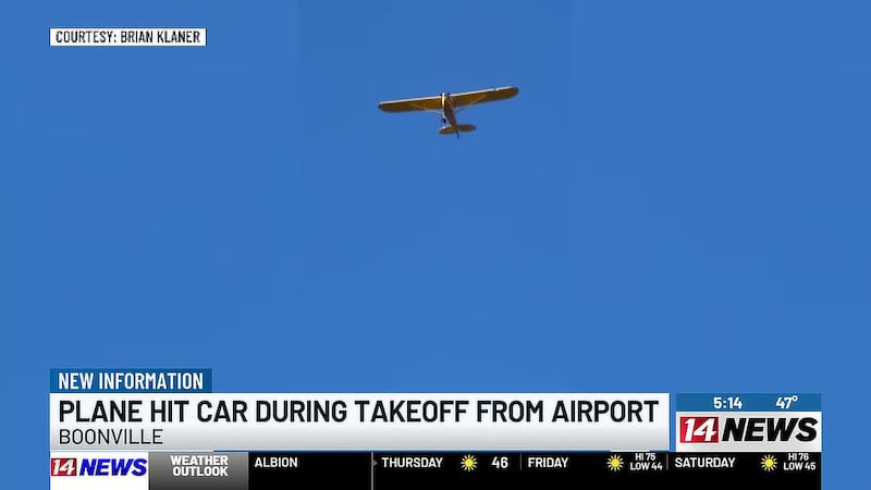 New details released on plane-vehicle crash near Boonville