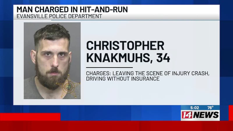 Man accused of hitting pedestrian with truck, leaving the scene