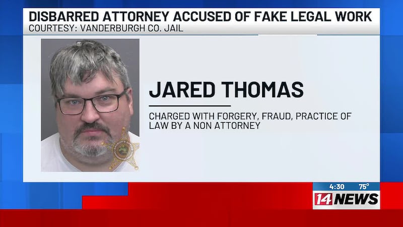 Disbarred attorney takes money for fake legal work, police say